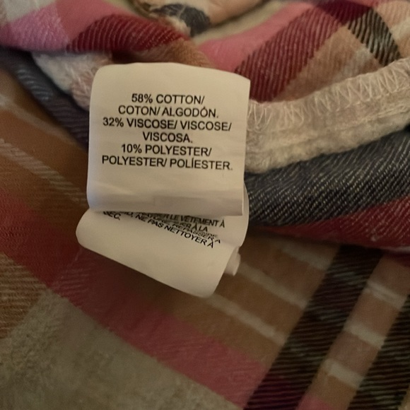 Lucky Brand flannel shirt size large cotton blend super soft - Picture 10 of 10